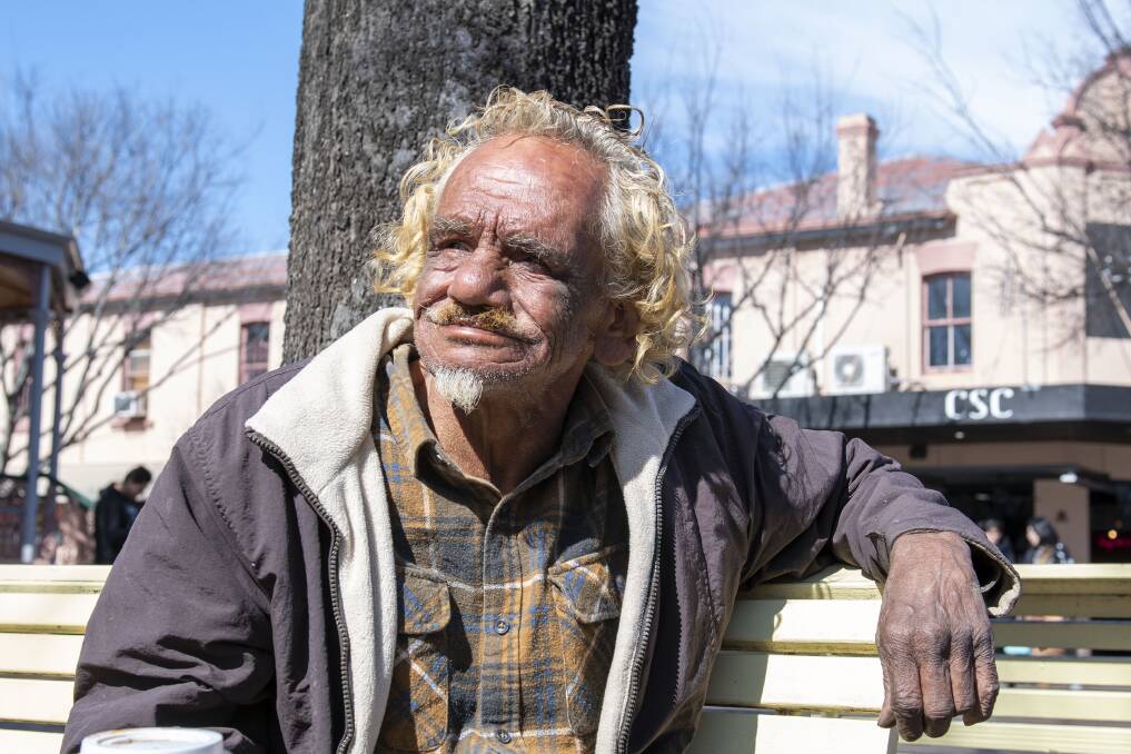 Frank Doolan - better known as Riverbank Frank - is a local Wiradjuri elder who has worked with at-risk youth for many years. Picture: Belinda Soole