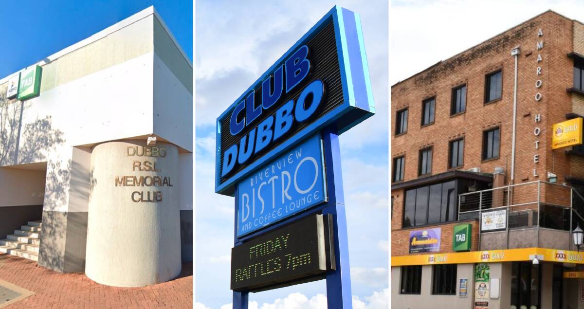 The Dubbo RSL Club, Club Dubbo and the Amaroo Hotel were among the venues in the Dubbo LGA with the most pokies. 
