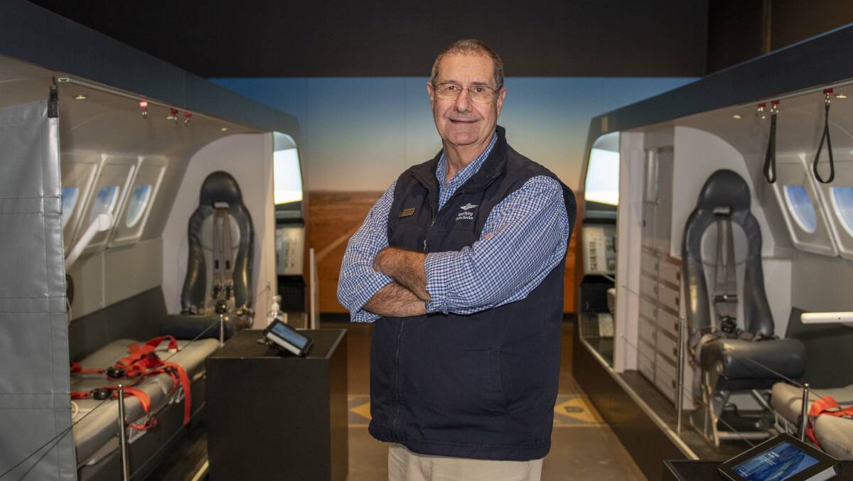 Dr Randall Greenberg, Chief Medical Officer for the Royal Flying Doctor Service (South Eastern Section), at the RFDS Visitor Experience Centre in Dubbo. Picture by Belinda Soole