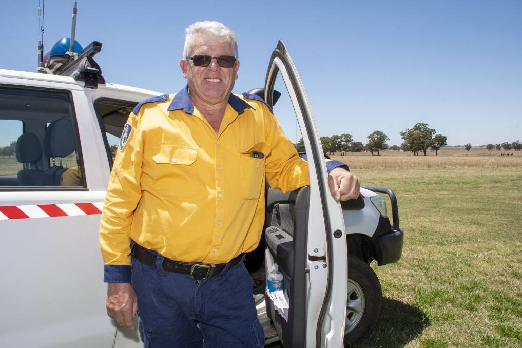 Craig Walters has been a member of the RFS in Elong Elong for 35 years. Picture by Belinda Soole