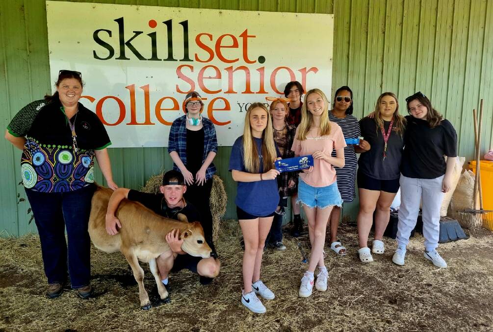 Students at Skillset Senior College in Dubbo won the 2023 Cows Create Careers program for the NSW central west in 2023. Picture supplied