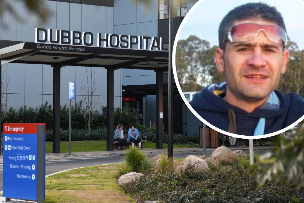 Ricky Hampson Jr (inset) died after being discharged from Dubbo hospital on August 15, 2021. Pictures supplied, from file