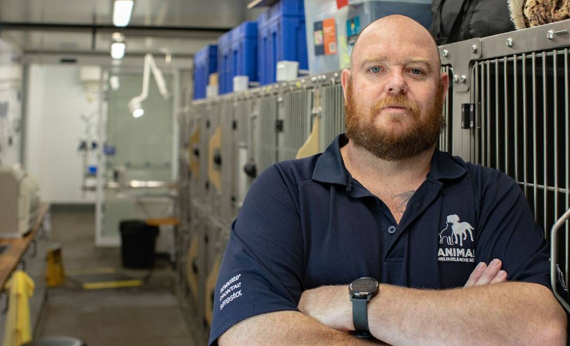Animal Welfare League NSW vet truck manager Derek Thompson. Photo supplied