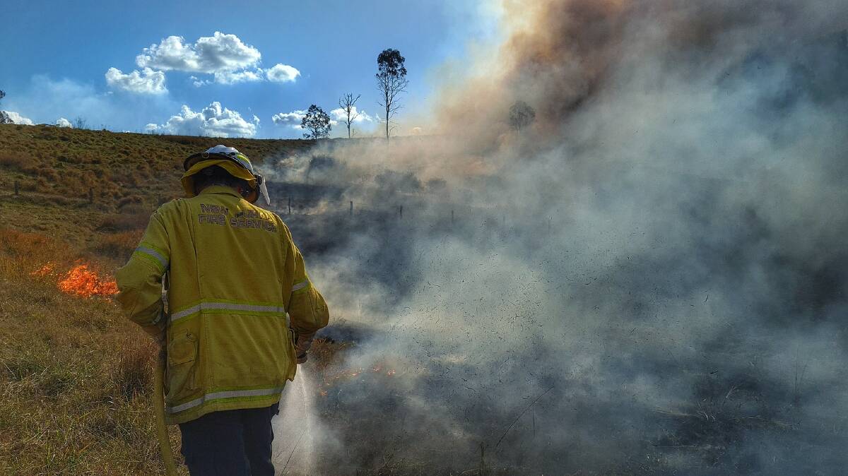 This fire season there is an increased risk of grass fires, the RFS warns. Picture supplied