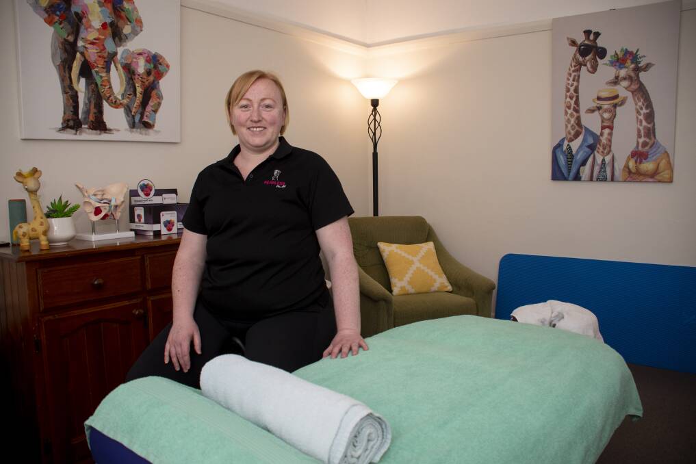 'NOT ON MY RADAR': Massage therapist Melissa Woodward has had to limit the hours she runs her business due to the childcare shortage. Picture: Belinda Soole