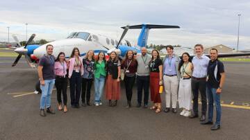 Medical cadets visited the Rural Flying Doctor Service while in Dubbo on the inaugural tour. Picture supplied