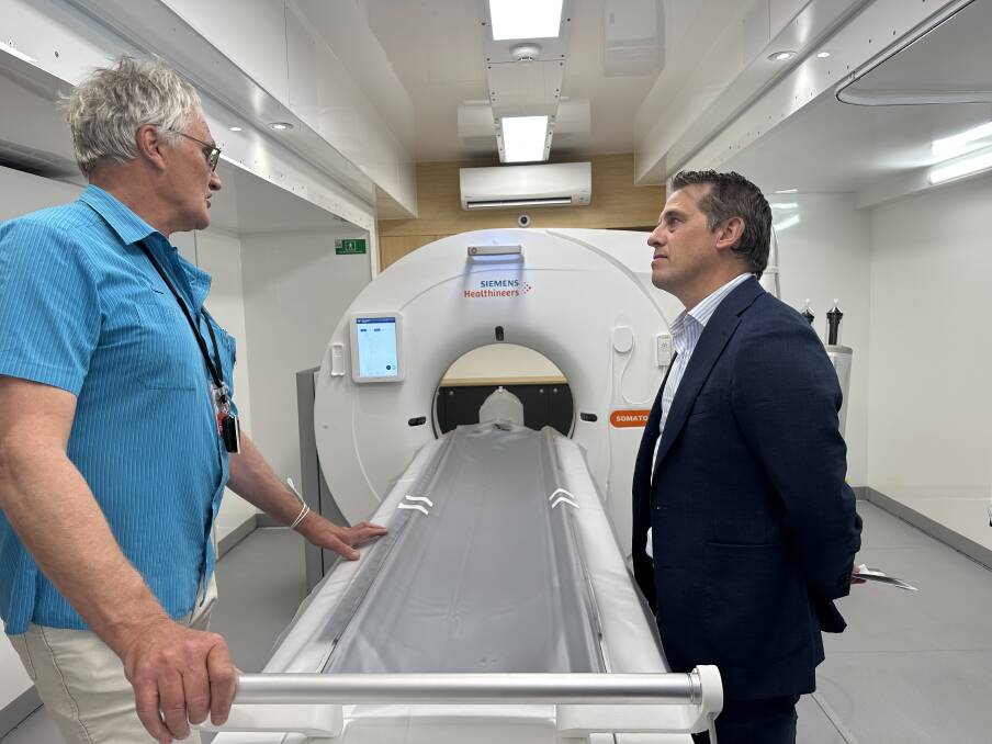 The mobile CT scanner will service communities in Walgett, Cobar and Bourke. Picture supplied