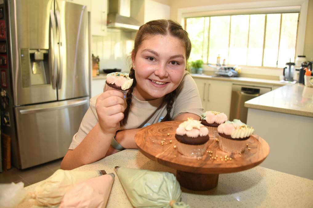 Bella Hamilton-Kerr has been making cakes since she was seven. Picture by Amy McIntyre