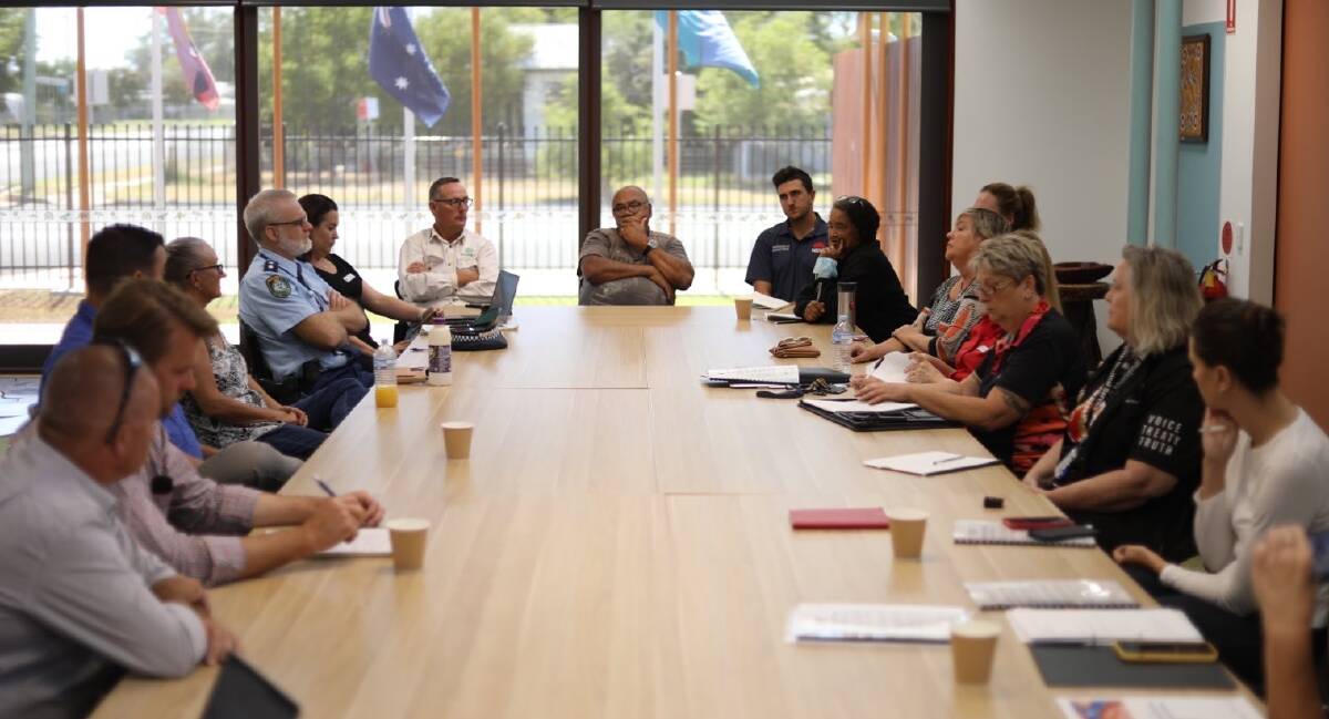 Community stakeholders in Walgett met with NSW housing minister Rose Jackson earlier this year to discuss their concerns. Picture supplied