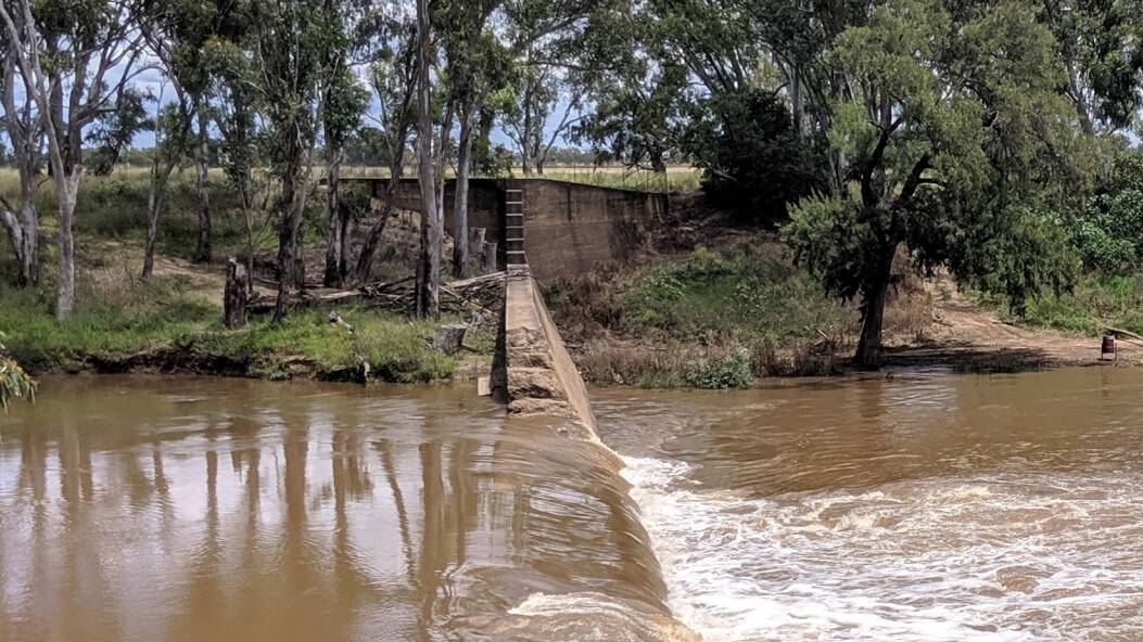 The government will explore options to replace the ageing Gin Gin Weir. Picture supplied