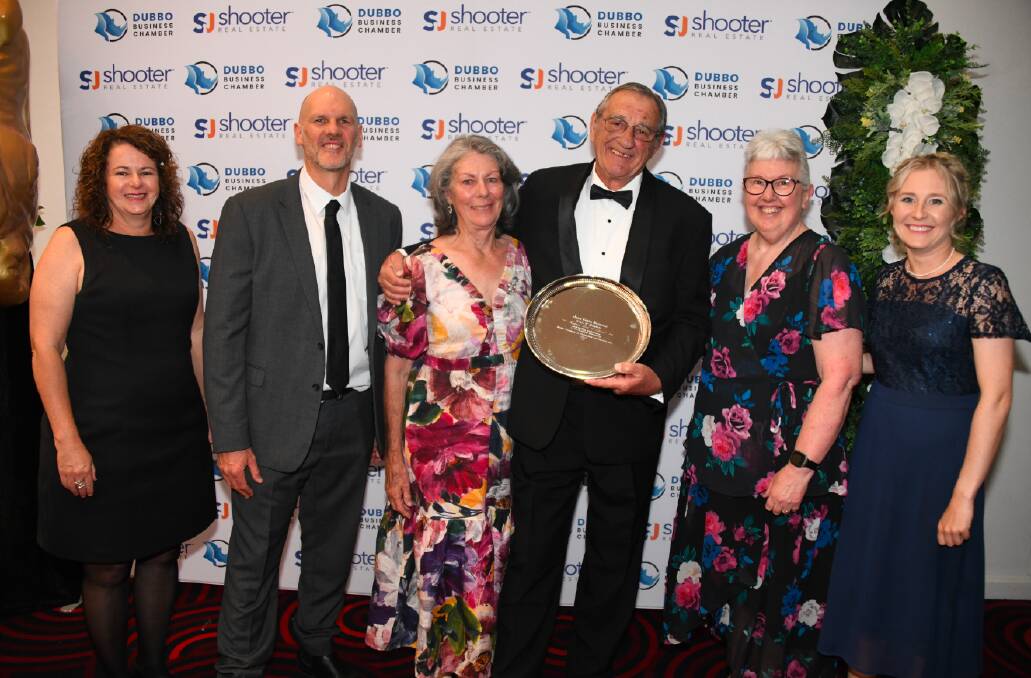 Robert celebrated the recognition alongside his team of staff and family at the 2023 Rhino Awards. Picture by Amy McIntyre