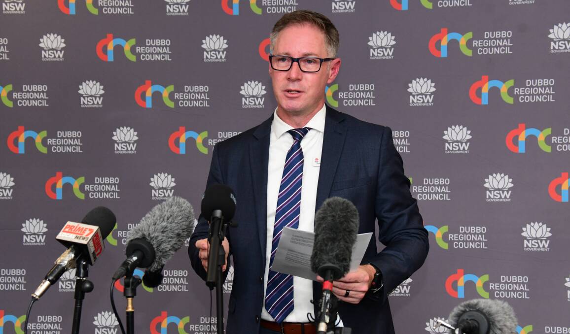 COVID FOCUS: Western NSW LHD Chief Executive Scott McLachlan said significant resources will be required to contain the Wellington outbreak. Photo: FILE
