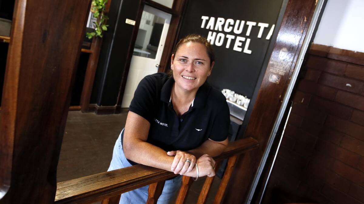 NEW BEGINNING: Licensee Emma Reynolds hopes the refurbishment of the 1940s Tarcutta Hotel will encourage all those who venture inside to put down their phones and engage with the community. Picture: Les Smith