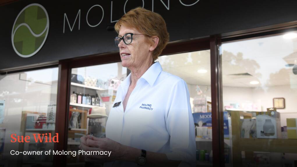 Co-owner of Molong Pharmacy, Sue Wild hasn't noticed any changes in terms of flood preparedness and mitigation. Picture by Carla Freedman.