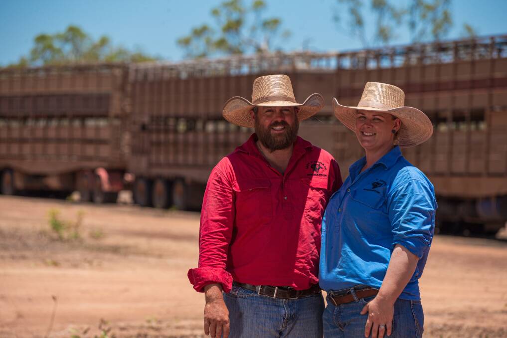 Tim and Sasha Thornbury, along with their two children, live and work on Haydon Station located 50kms east of Normanton in the Gulf of Carpenteria. Photo: QRIDA. 