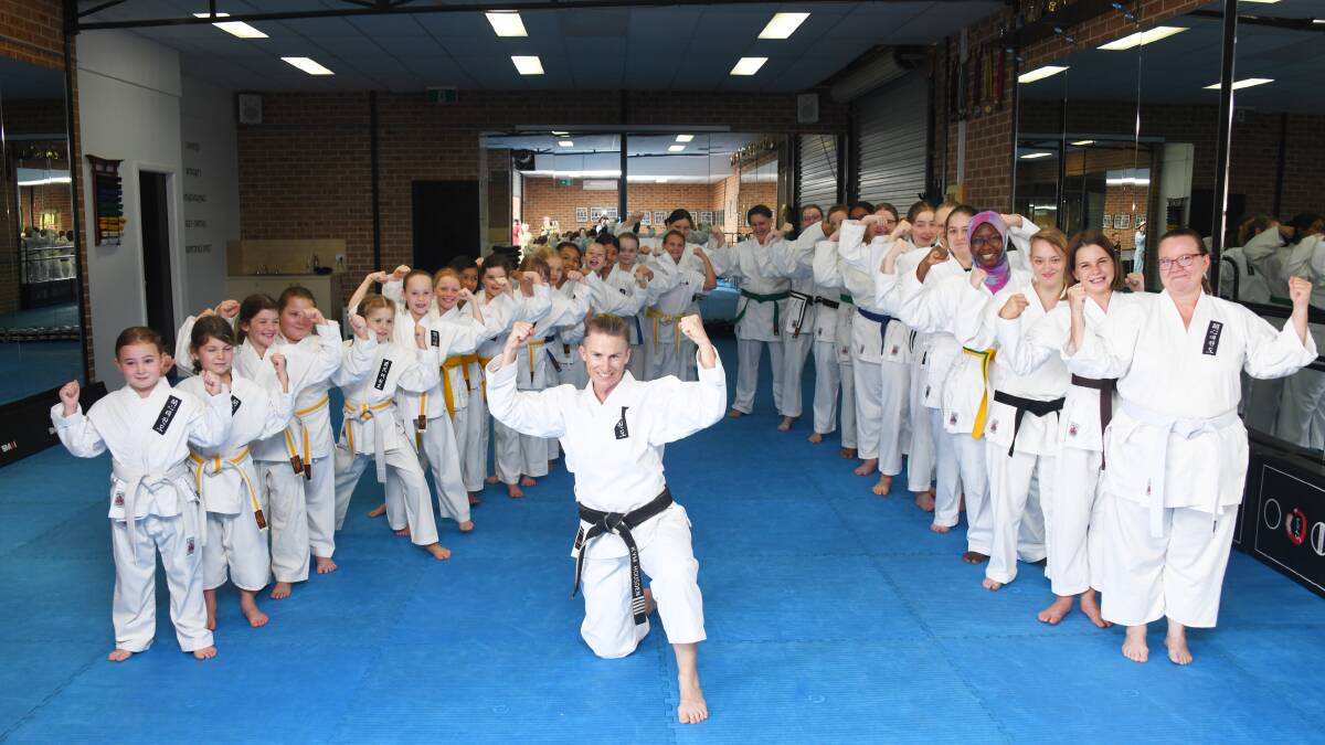 Young girls as young as 10 and adult women are joining martial arts classes as sport activity to develop confidence and skills and keep safe. PHOTO: AMY MCINTYRE