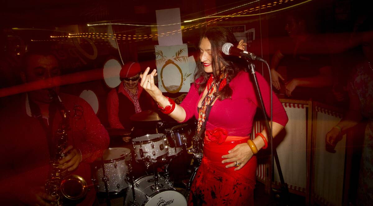 Lolo Lovina lead singer Sarah Bedak in one of her performances. Picture Supplied