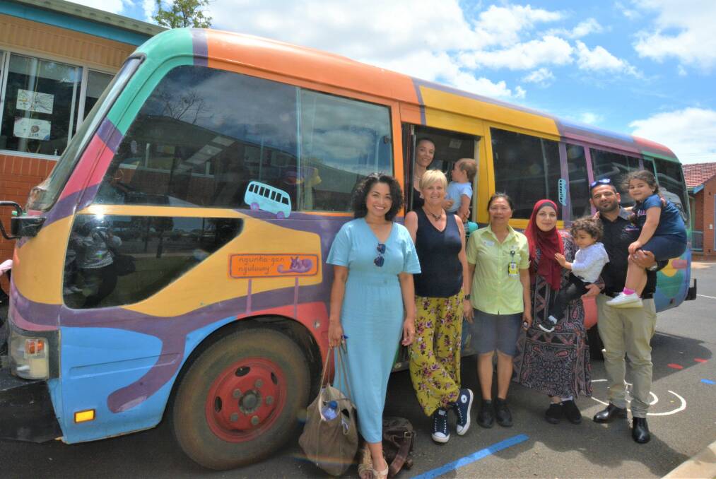 The bus takes migrant families to places around the Dubbo region to learn about Australian culture and way of life. Picture by Elizabeth Frias
