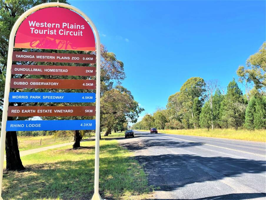 Begin exploring the Western Plains Tourist Circuit at Obley Road in Dubbo, the same road to take to explore the 300-hectare open-air attraction of rare and endangered wildlife at the Western Plains Taronga Zoo. Picture: Elizabeth Frias