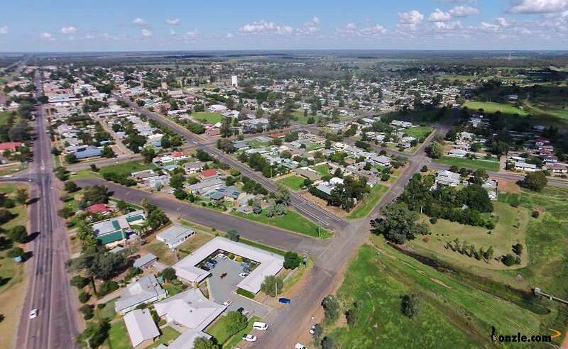 Nyngan town before the current flood. Picture by ACM File