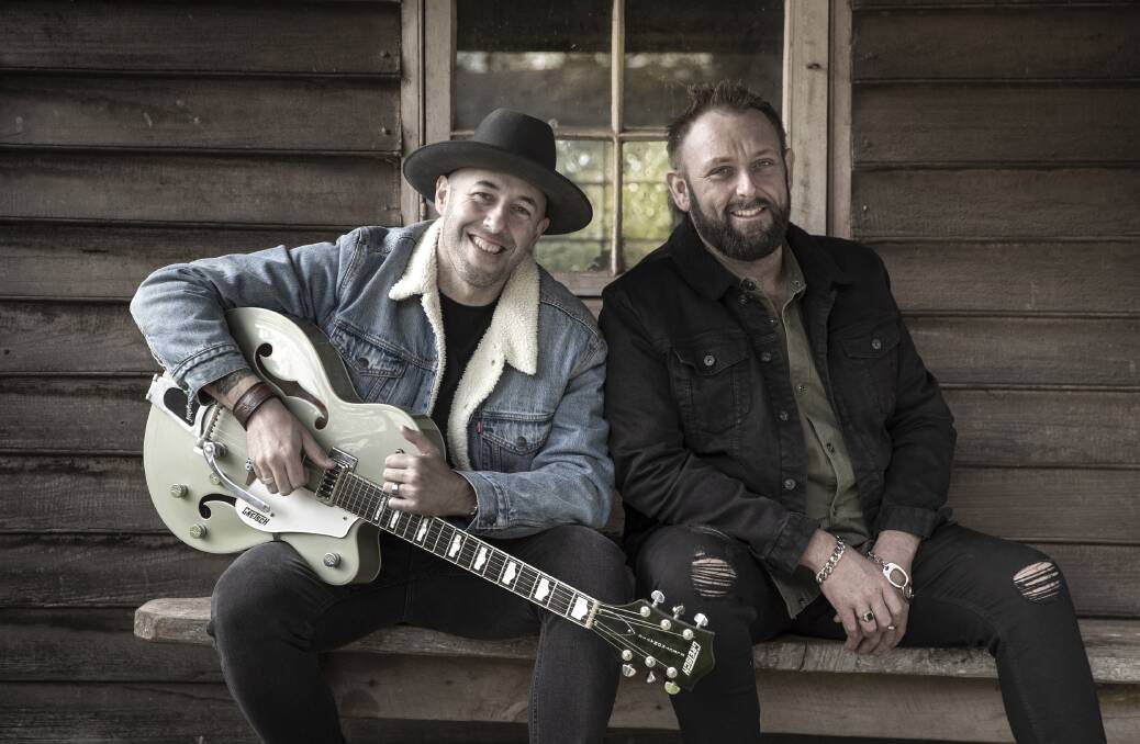The incredibly talented and popular country music rock stars The Wolfe Brothers, Nick and Tom Wolfe. Picture Supplied