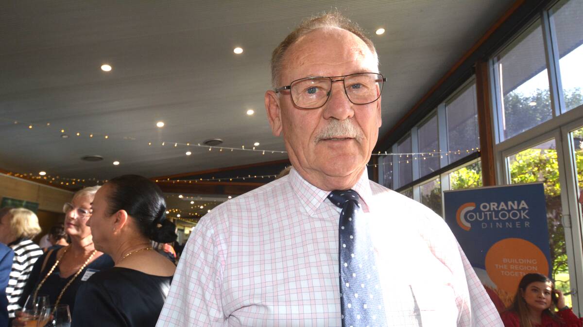 Chair of the Alliance of Western Councils and mayor of Narromine Craig Davies at the recent Orana Outlook Dinner at Dubbo. Picture by Elizabeth Frias