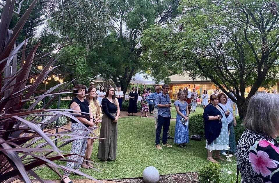 These guests at the inaugural Holland Open Garden & Memory Prize Maker award donated for dementia research and care for people suffering in regions like Dubbo-Orana. (Picture: Supplied).
