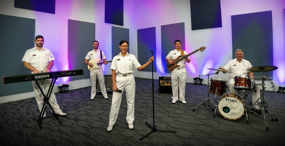 Royal Australian Navy Rock Band performed at the Stuart Town Multicultural Festival on May 7. PICTURE: SUPPLIED