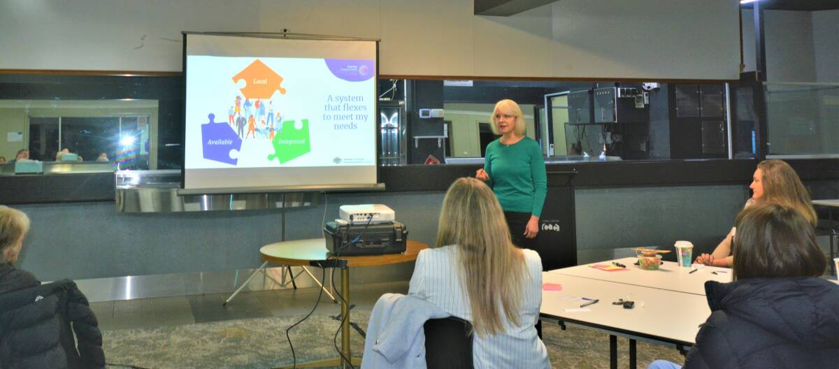 National Mental Health Commission chief executive officer Christine Morgan at the Dubbo Connections 2022 community forum on Wednesday, 13 July 2022. Picture: Elizabeth Frias