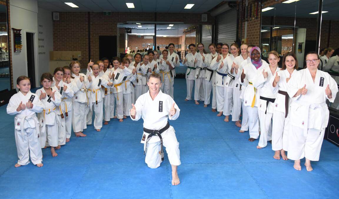 CLASS: Young girls as young as 10 and adult women are joining martial arts classes as sport activity to develop confidence and skills and keep safe. PHOTO: AMY MCINTYRE