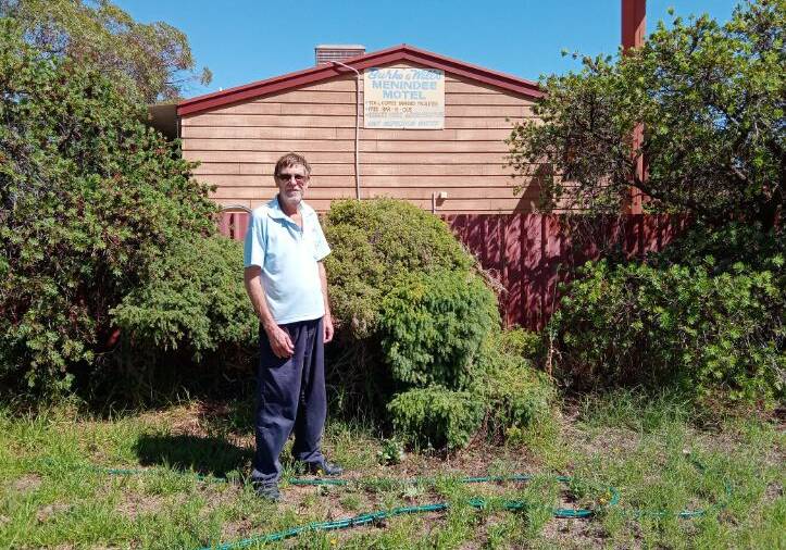 Former miner and apricot farmer Darryl Cowie who owns the Burke and Wills Menindee Motel. Picture Supplied