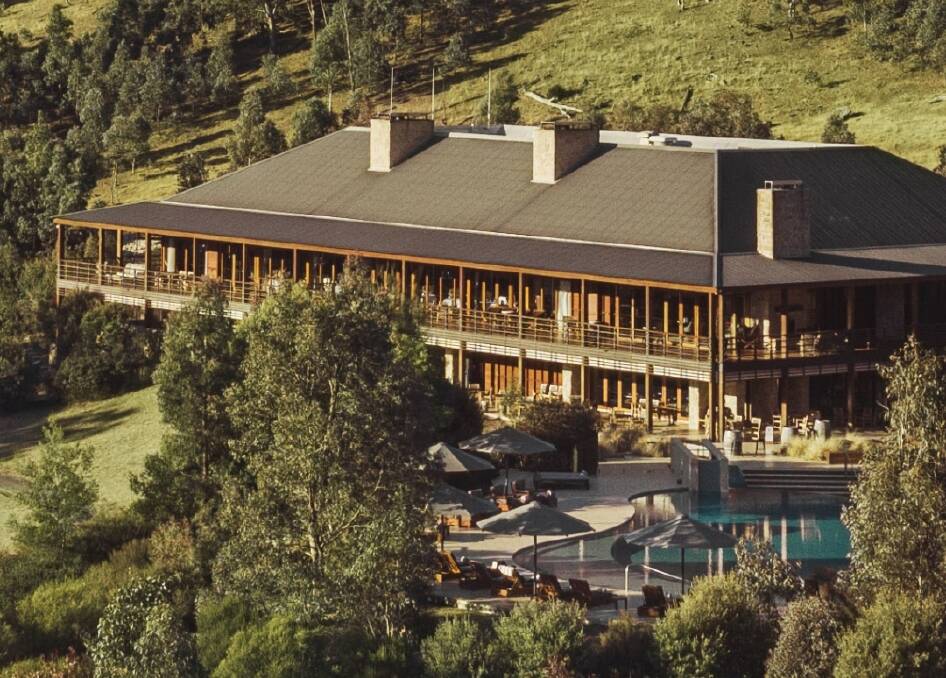Emirates One and Only Wolgan Valley won the Deluxe Hotel of the Year category in the 2022 NSW Accommodation Awards for Excellence. Picture: Instagram/@wolganv