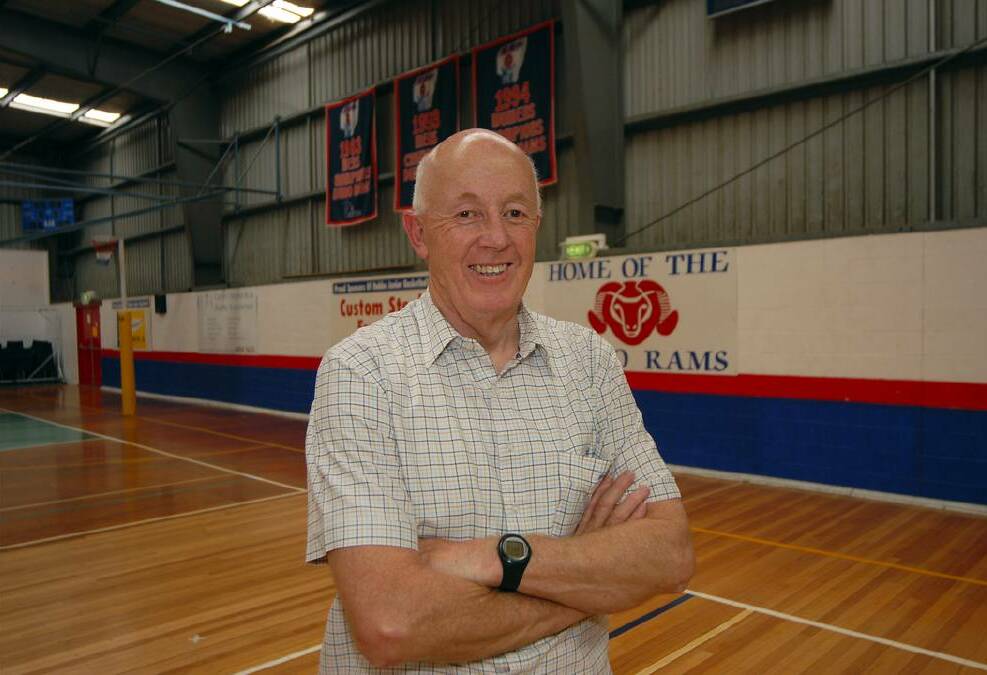 Peter Hargreaves was awarded a Basketball NSW Long Service Award in 2012 when he was vice-president of Dubbo Basketball Association. Picture by Belinda Soole