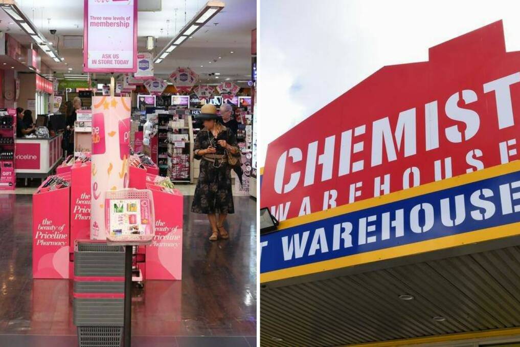 51-year-old convicted and given community correction order for shoplifting items from Priceline and Chemist Warehouse in Dubbo. File pictures