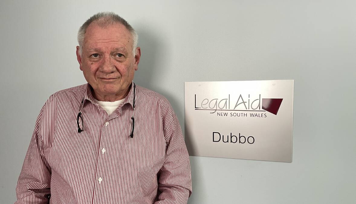 Bill Dickens from Legal Aid NSW in Dubbo. Picture by Bageshri Savyasachi