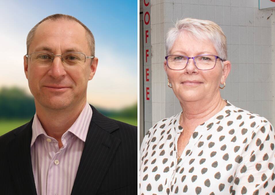 Labor candidate Cr Josh Black (left) and Shooters, Fishers and Farmers candidate Kate Richardson have called out the Liberal-Nationals government for delaying the drug court and rehab centre in Dubbo.