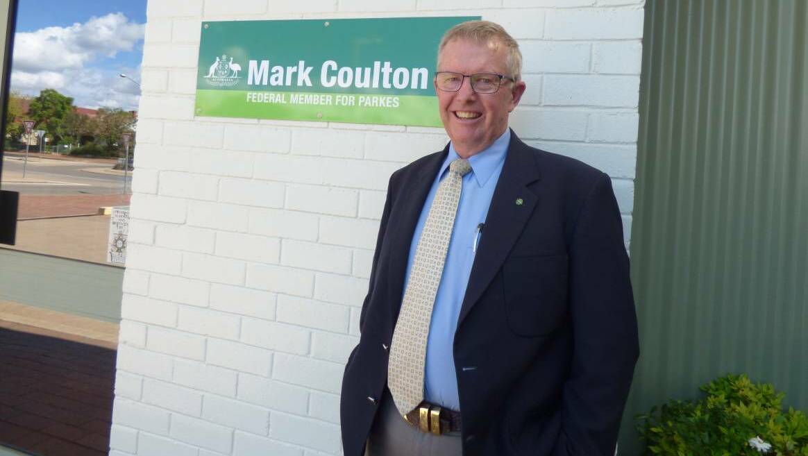 Federal member for Parkes Mark Coulton. Picture: Kim Bartley