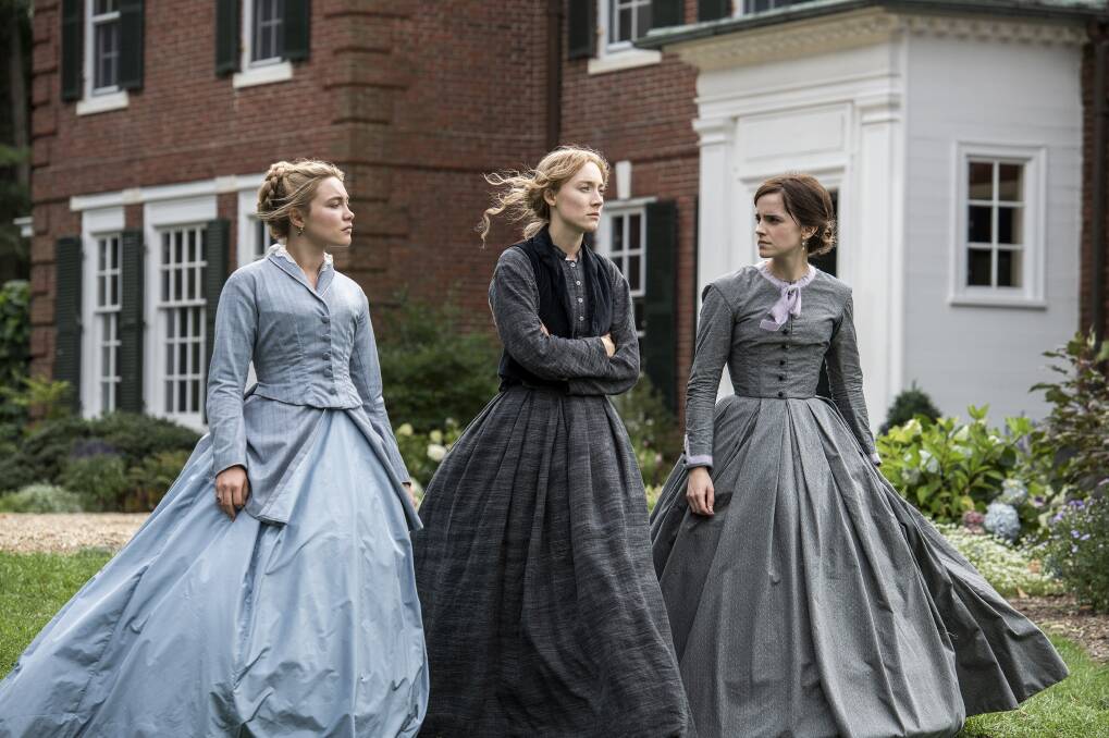 Standout: Florence Pugh, Saoirse Ronan and Emma Watson in a scene from Little Women.