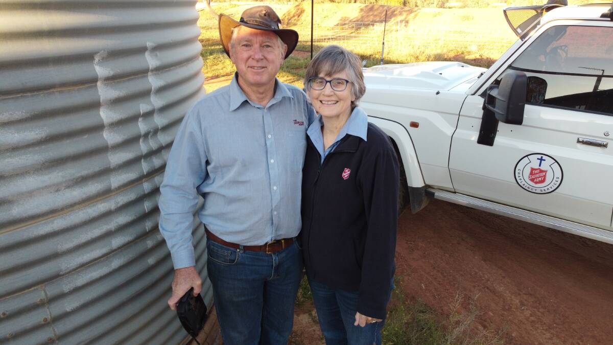 Majors Denis and Kathleen White are looking forward to extending Salvation Army fellowship across the far west of NSW.