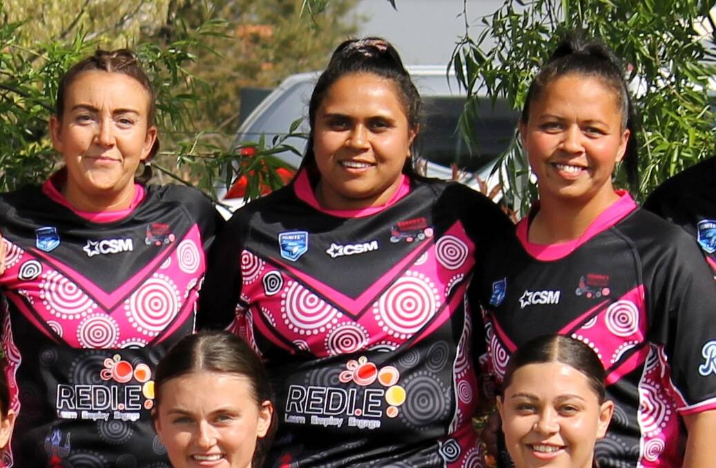 Kandy Kennedy (centre) with the Goannas in a trip to Orange earlier this season. She's joined the club from the Panorama Platypi. Picture by Jude Keogh