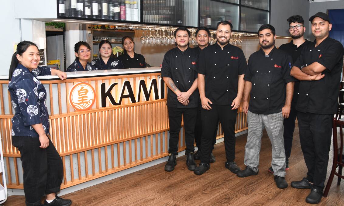 The team at Okami restaurant. Picture by Amy McIntyre