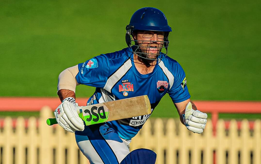 Former Bathurst City skipper Joey Coughlan opened the batting for Central West Wranglers in the Plan B Regional Bash final on Tuesday night. Picture by Cricket NSW. 