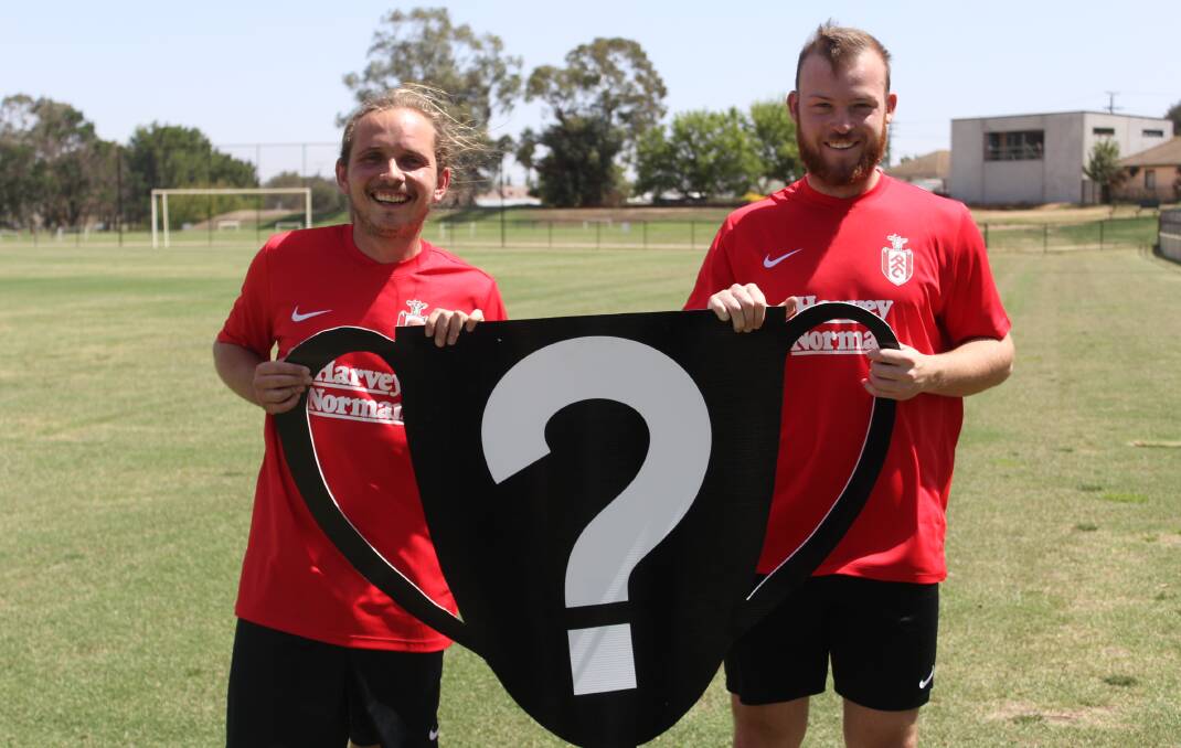 GAME ON: Panorama's Jules Bardon and Ryan Peacock will be hoping to represent their club in the revived Western Premier League this season. Photo: BRADLEY JURD