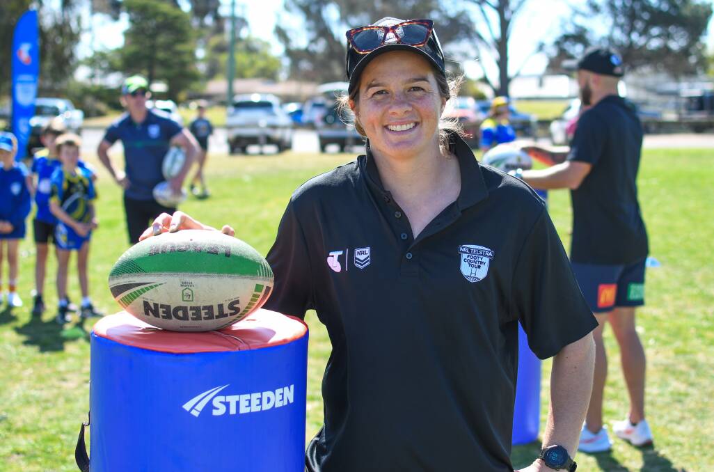 Parramatta halfback and co-captain Rachael Pearson at Cubis Park in Eglinton on Wednesday afternoon. Picture by James Arrow