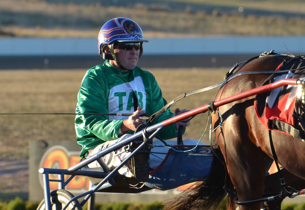 DOUBLE DELIGHT: Nathan Turnbull drove two winners at Blayney on Sunday, which will qualify for the Peter Marshall Memorial Final this coming on Sunday. Photo: ANYA WHITELAW