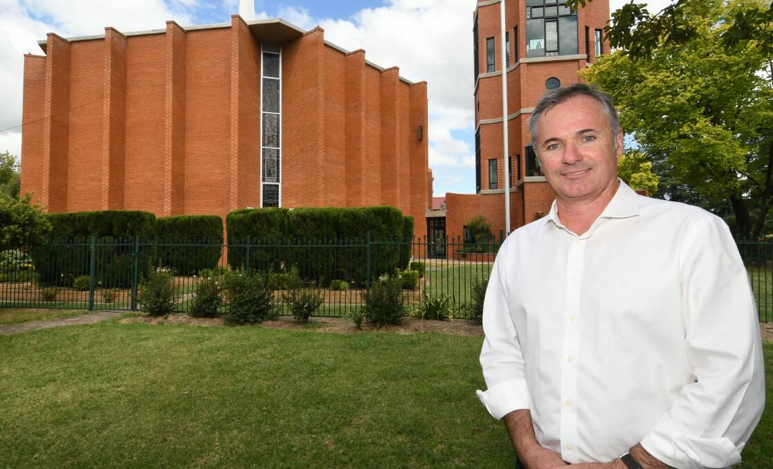 KEEPING IT CURRENT : New associate ministers at Bathurst's All Saints Anglican Cathedral, Phil Howes. Photo: CHRIS SEABROOK