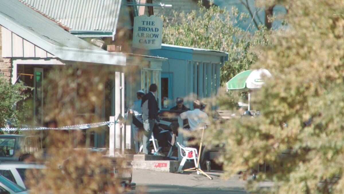 The Broad Arrow Cafe, one of the Port Arthur crime scenes. 