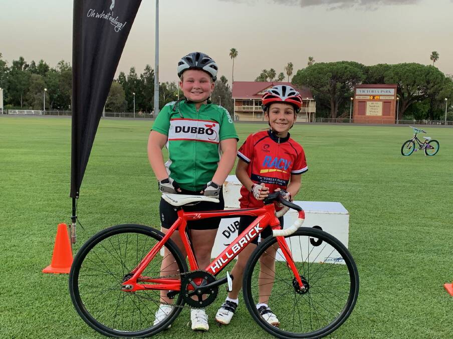 Terrific Trial Time: Ella Mann and Cooper Farr with Cooper 'Red Rocket'. For more information about Dubbo Cycle Club visit www.dubbocycleclub.com.au/.