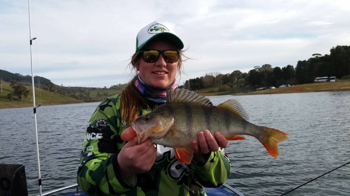 CHALLENGE: Fishers, like the pictured Nadine Roach, from all over will head to Lake Lyell this weekend for the Redfin Challenge. Photo: CONTRIBUTED