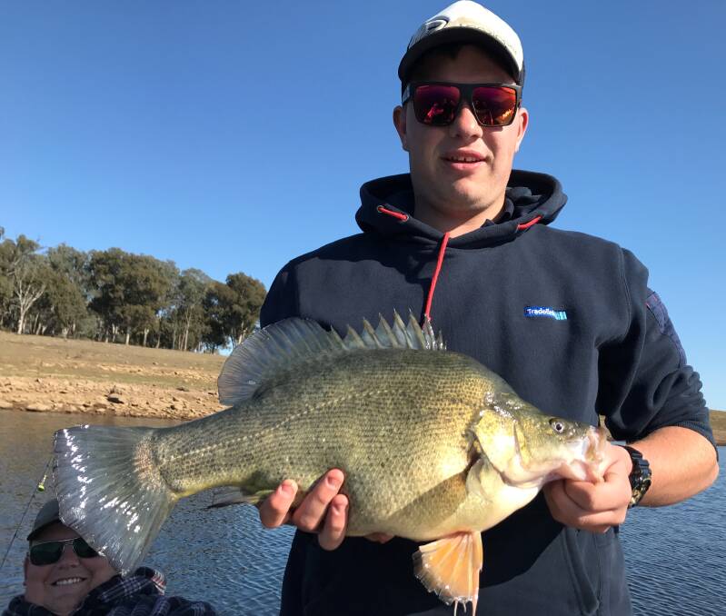 Sweet Catch: Callum Evans caught this beautiful Yellowbelly, and some Redfin at Lake Burrendong over the weekend. 